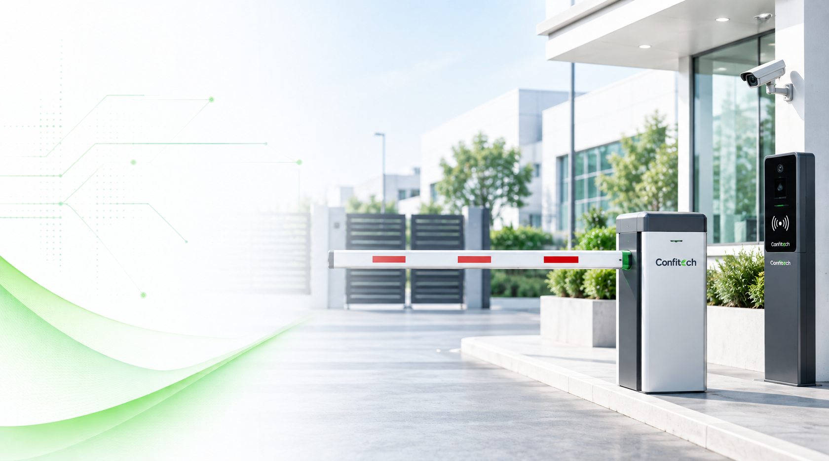 Automatic gate motor and road barrier system
